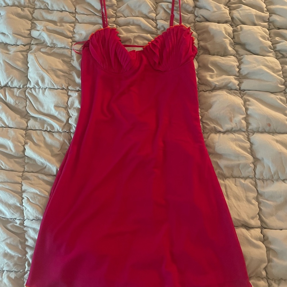 Elegant Red Women's Dress